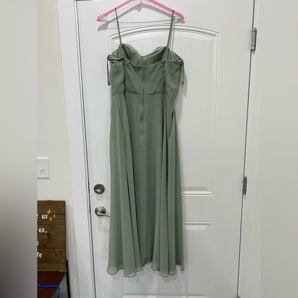 Mori Lee Dress; Sage; Style 21766; Size 18 Street Size 14; ONLY WORN ONCE - Picture 6 of 12